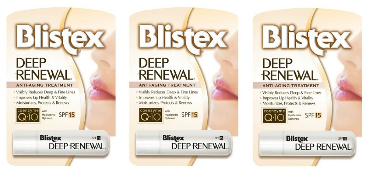 3 Pack Blistex Deep Renewal Lip Protectant Spf 15 015 Oz Each Ebay 1527