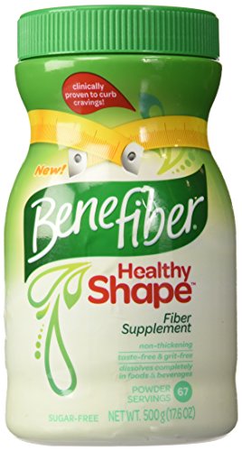 Benefiber Healthy Shape Fiber Supplement 67 Powder Servings 17.6 Oz ...