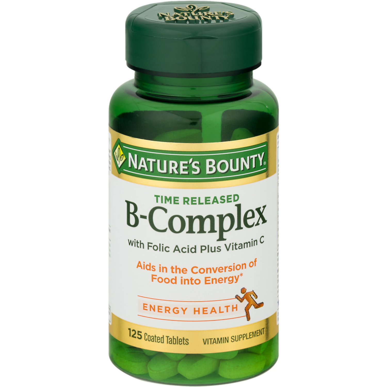 3 Pack Nature's Bounty B-Complex With Folic Acid Plus Vitamin C Tablets ...