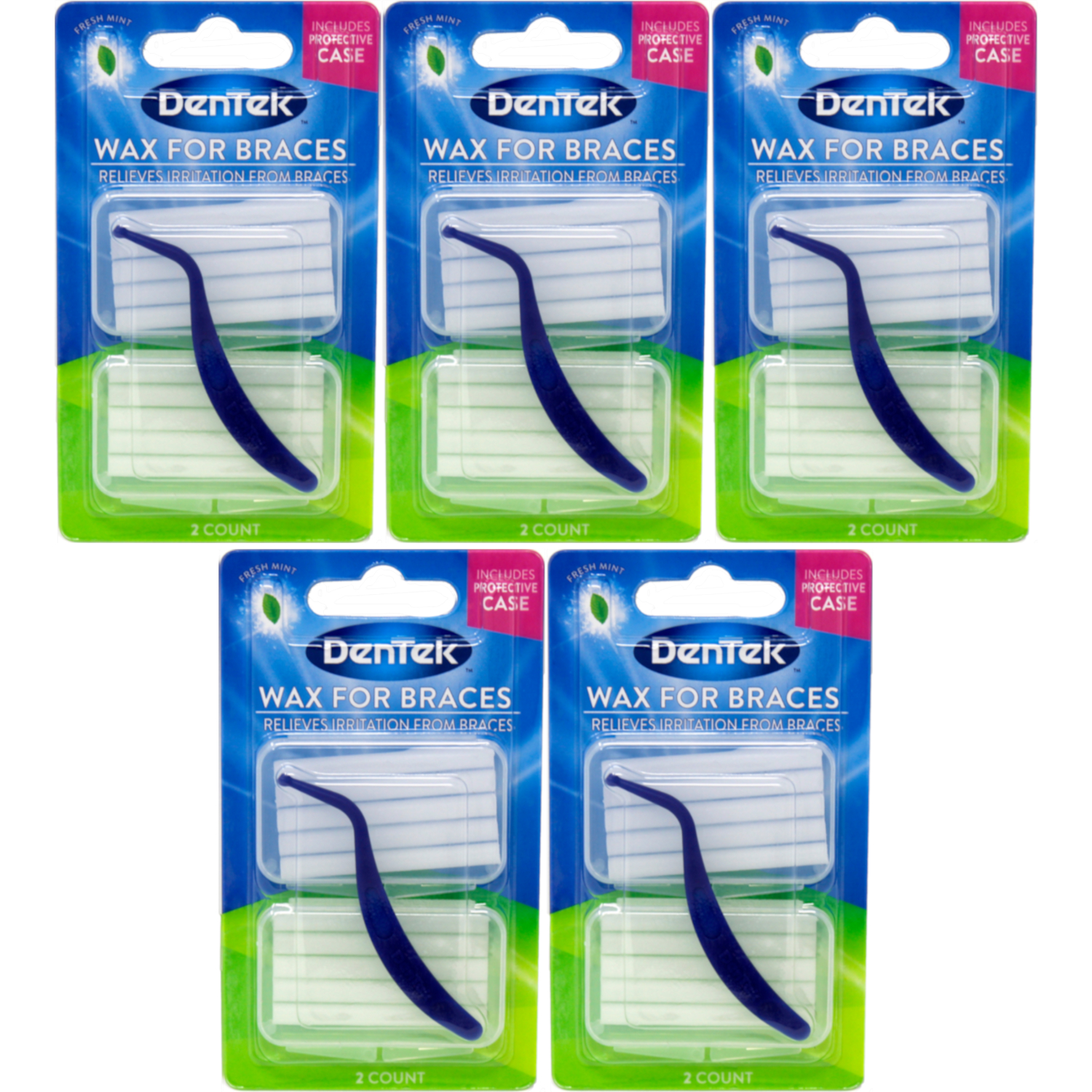 5 Pack Dentek Wax For Braces 1 Each 47701000335 eBay