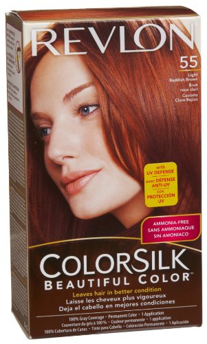5 Pack Revlon Colorsilk Beautiful Permanent Hair Color 55 Light