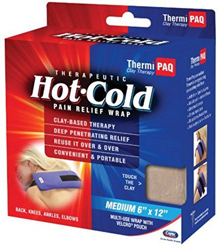 3 Pack Thermipaq Hot Cold Pain Relief Wrap Clay Therapy Medium 1 Each ...