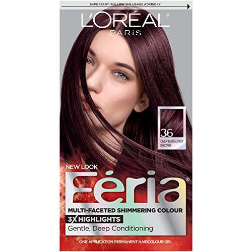 Details About L Oreal Feria Permanent Haircolor Gel 36 Deep Burgundy Brown 1 Each