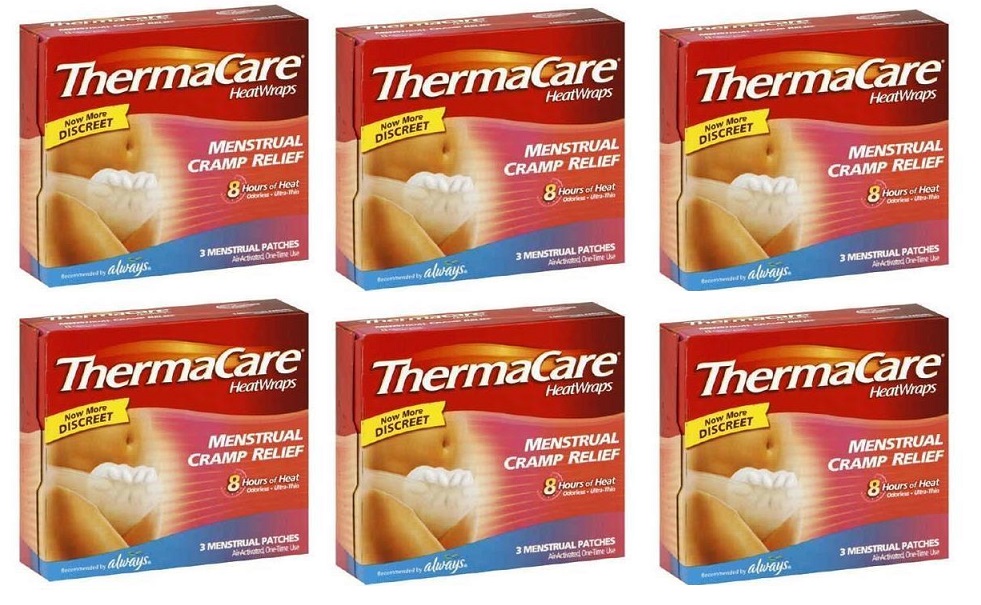 6 Pack Thermacare Therapeutic Heat Wraps Menstrual Cramp Relief 3 Each 305733020029 eBay